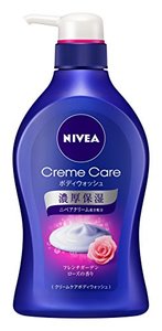 ニベアクリームケアBW フレンチローズ ポンプ  480ml×9個の1枚目の写真