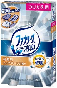 ファブリーズ 靴箱用 置き型 ピュアクリーンの香り つけかえ用 130g 1セット 消臭剤 P&Gの1枚目の写真