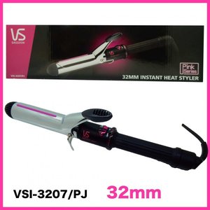 ヴィダルサスーン ヘアアイロン ピンク シリーズ カール 32mm VSI-3207の1枚目の写真