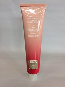 ヘアカラー おしゃれ染  NB-5 ナチュラルベージュ カラニカアルファー 1本120g 大容量 1剤 業務用 医薬部外品 全ての2剤にも対応できますの1枚目の写真